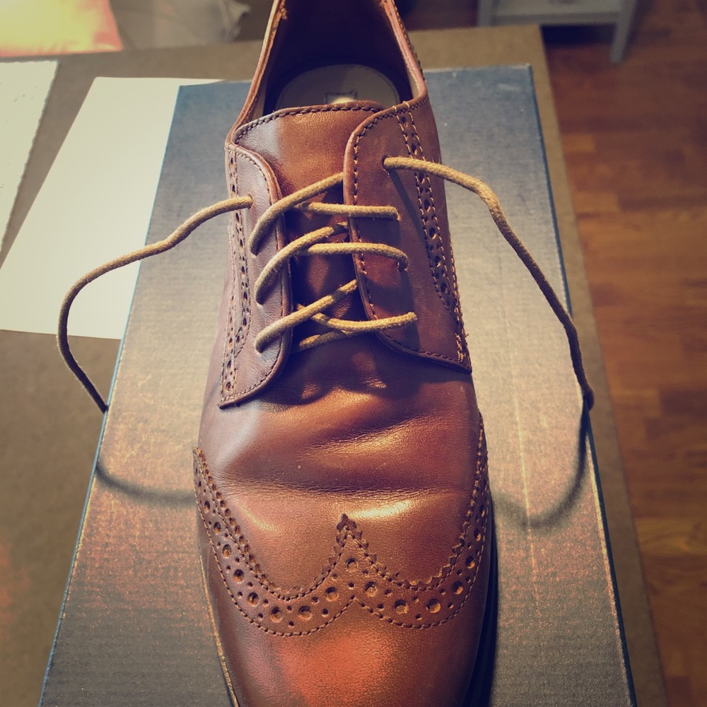 Cole Haan Jagger wing Oxford shoes in leather